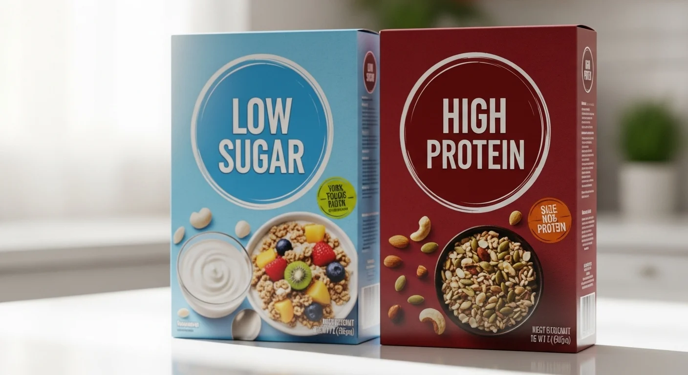 Comparing Labels One Says Low Sugar, One Says High Protein — Why Comparing Food Labels ...