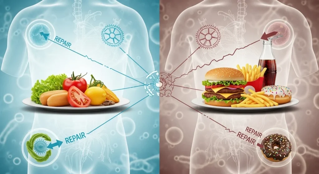 How Nutrition Powers the Body’s Repair System (And Why Healing Slows When Fuel Is Wrong)