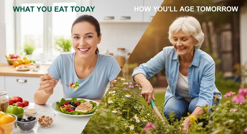 What You Eat Today Quietly Shapes How You’ll Age Tomorrow